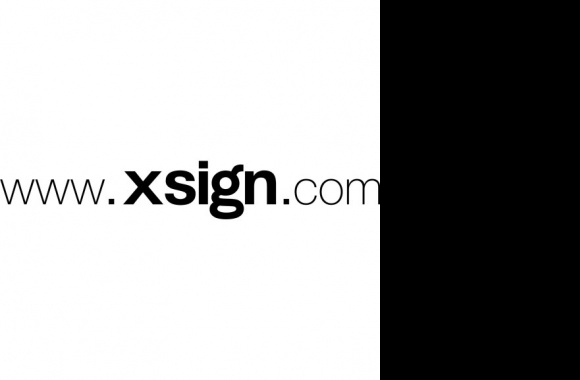 xsign Logo download in high quality