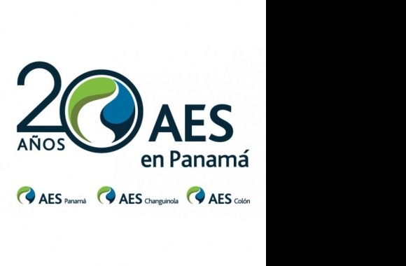 Aes Panamá 20 años Logo