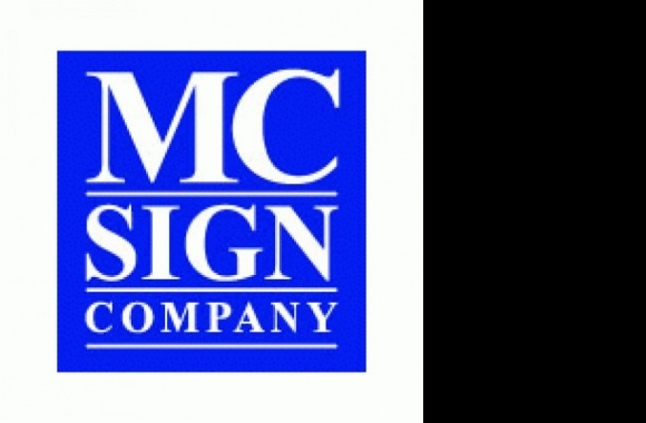 MC Sign Company Logo