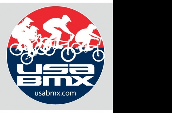 USA BMX circular logo Logo download in high quality