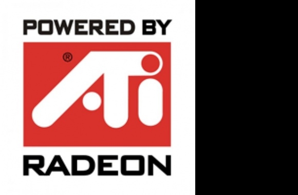 ATI Radeon (Powered By) Logo download in high quality