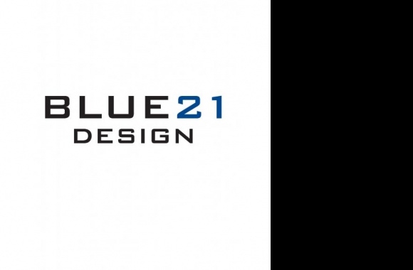 Blue 21 Design Logo download in high quality