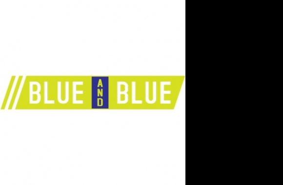 Blue and Blue Logo