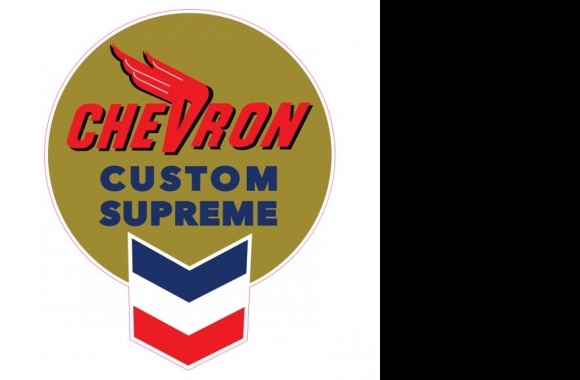 Chevron Custom Supreme Logo download in high quality