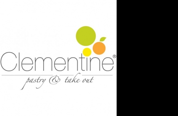 Clementine Pastry and Take Out Logo download in high quality