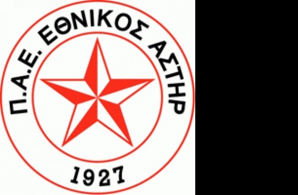 Ethnikos Asteras Athens (90's) Logo