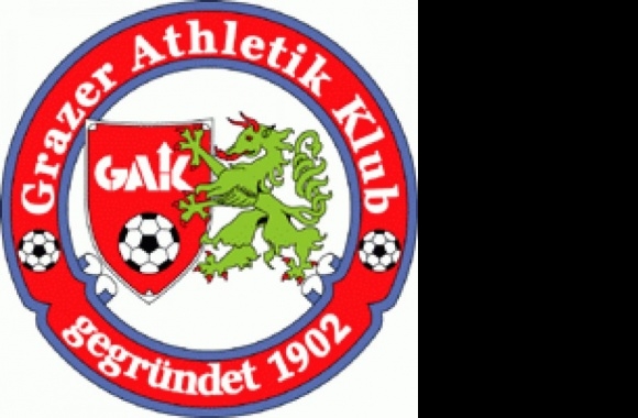 GAK Graz (middle 90's logo) Logo