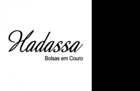 Hadassa bolsas em couro Logo download in high quality