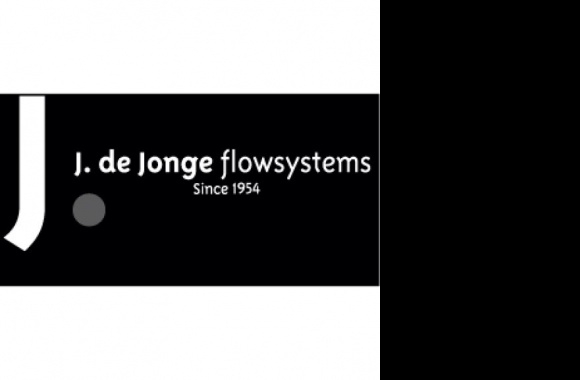 J. de Jonge flowsystems Logo download in high quality