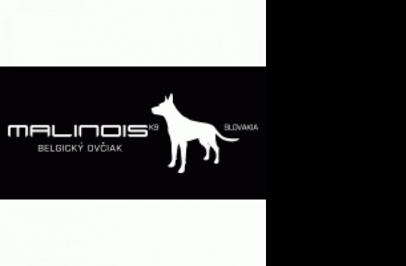 Malinois Belgium Dog Logo