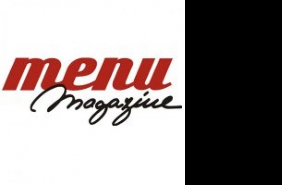 Menu Magazine Logo download in high quality