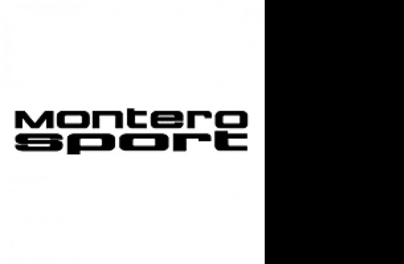 Montero Sport Logo download in high quality