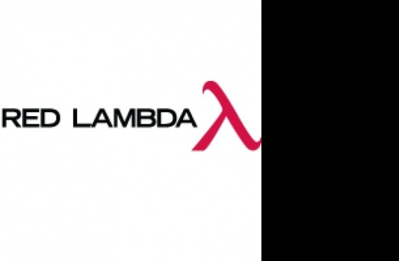 Red Lambda Logo download in high quality