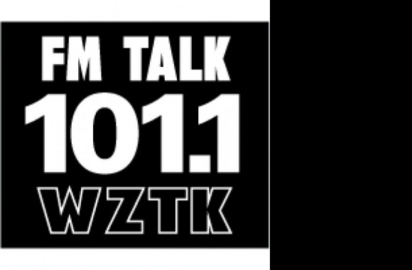 WZTK 101.1 FM Talk Logo download in high quality