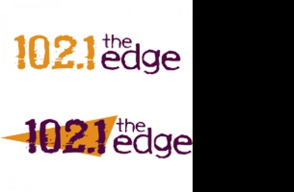 102.1 The Edge Logo download in high quality