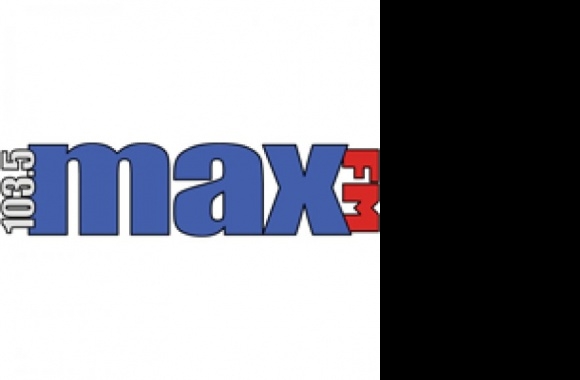 103.5 MAX FM Logo download in high quality