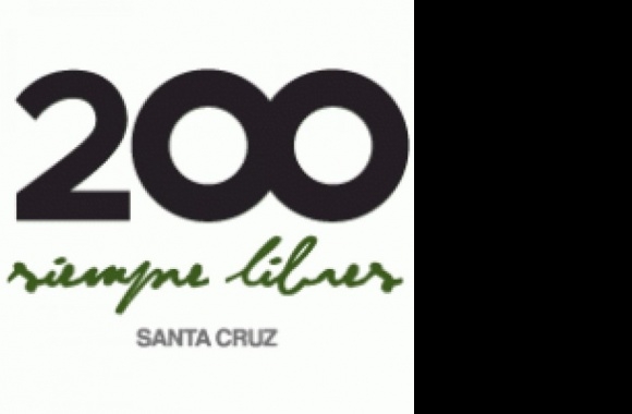 200 Años Bicentenario Santa Cruz Logo download in high quality