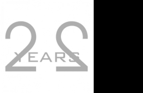 25's years art design Logo download in high quality