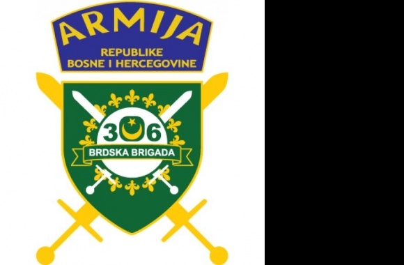 306. Brdska Brigada Armija BiH Logo download in high quality