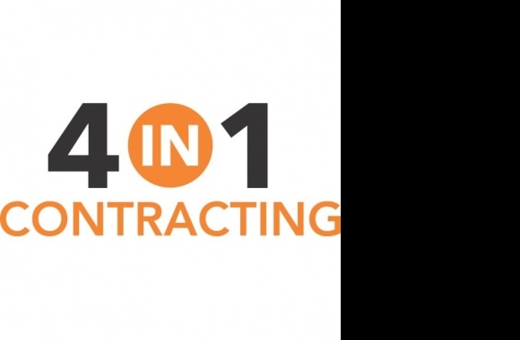 4 in 1 Contracting Logo download in high quality