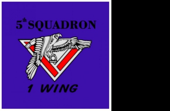 5th Squadron 1 Wing Logo download in high quality