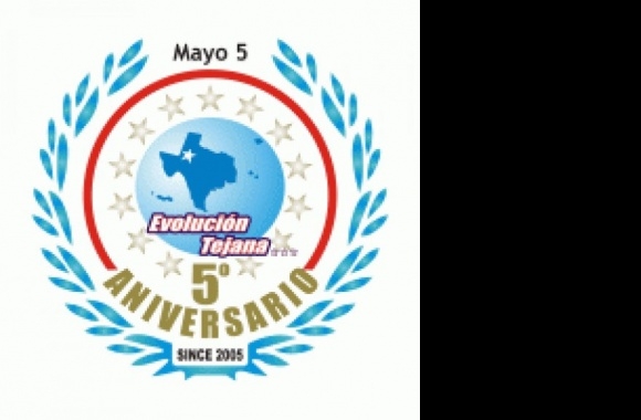 5to Aniversario Evolucion Tejana Logo download in high quality