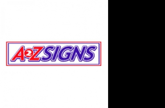 A2Z Signs Logo download in high quality