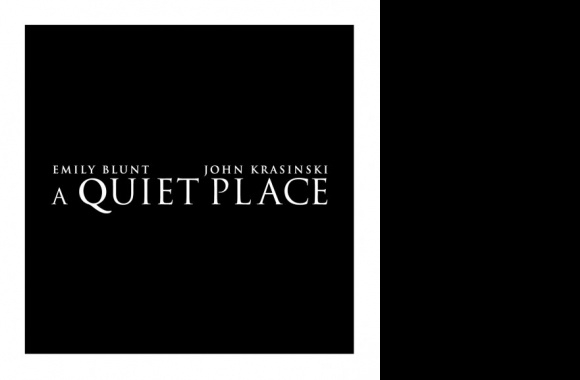 A Quiet Place Logo download in high quality