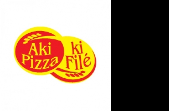 Aki Pizza ki Filé Logo download in high quality