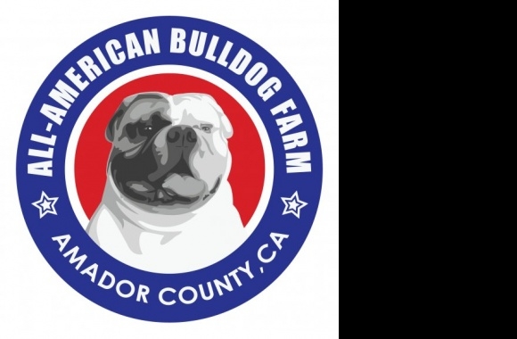 All American Bulldog Farm Logo download in high quality