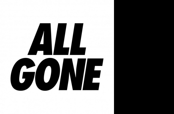 All Gone Logo download in high quality