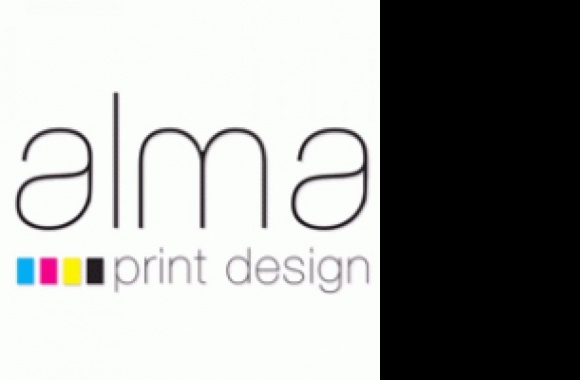 Alma Print Design Logo download in high quality