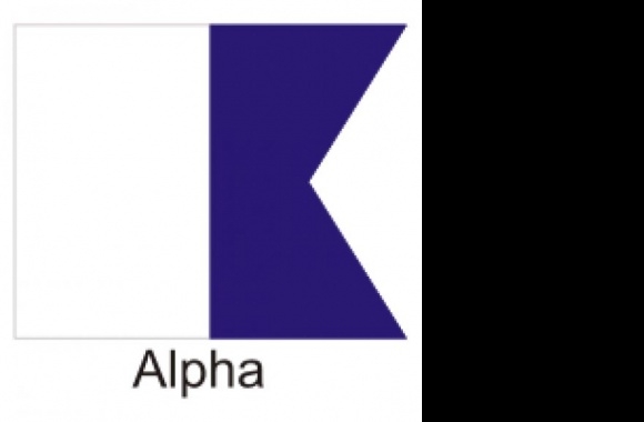 Alpha Flag Logo download in high quality