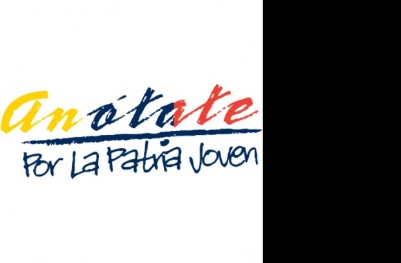 Anotate por la patria joven Logo download in high quality