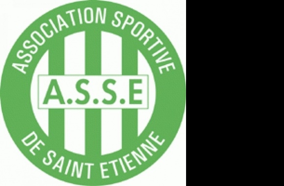 AS Saint Etienne (90's logo) Logo download in high quality