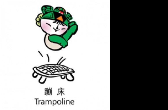 Beijing 2008 Mascot - Trampoline Logo download in high quality