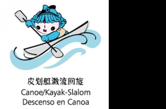 Beijing 2008 Mascot Slalom Logo