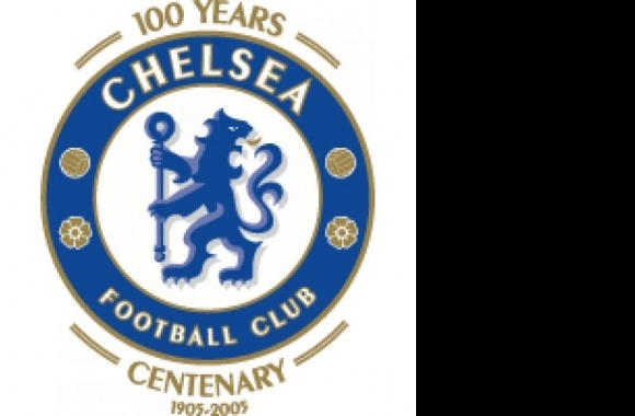 Chelsea FC 100th Anniversary Logo download in high quality