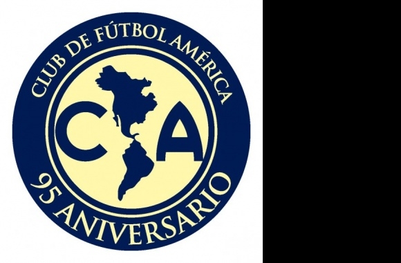 Club América 95 aniversario Logo download in high quality