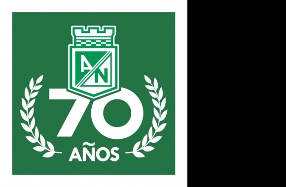 Club Atlético Nacional 70 Años Logo download in high quality