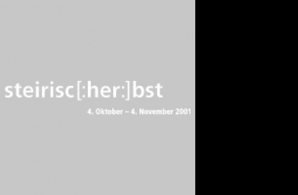 Steirischer Herbst 2001 Graz Logo