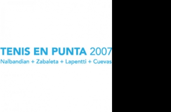 TENIS EN PUNTA 2007 Logo download in high quality