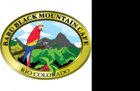 Baru Black Mountain Cafe Logo download in high quality