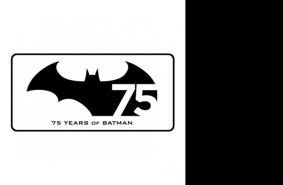 Batman 75 Years Logo download in high quality