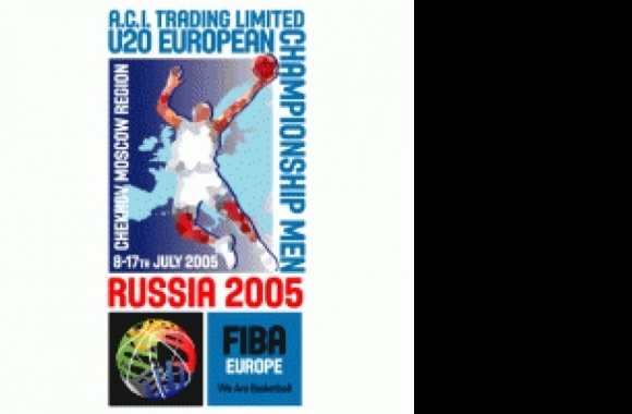 FIBA U20 European Championship Men Logo download in high quality