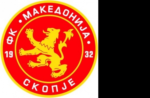 FK Makedonija Gjorce Petrov Skopje Logo download in high quality