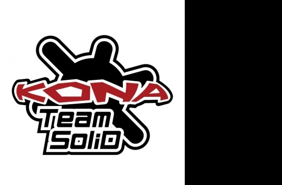 Kona Team SoliD red Logo download in high quality