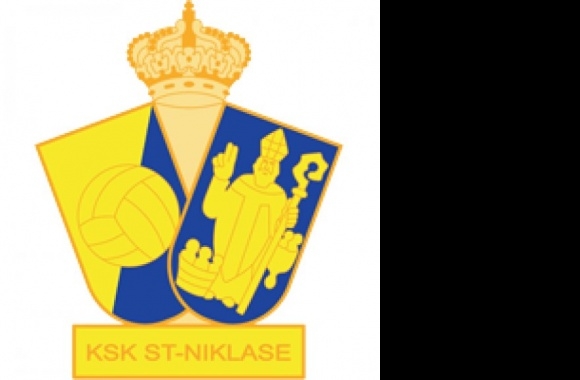 KSK St-Niklase (logo of 80's) Logo