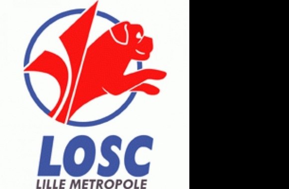 LOSC Lille (90's logo) Logo download in high quality