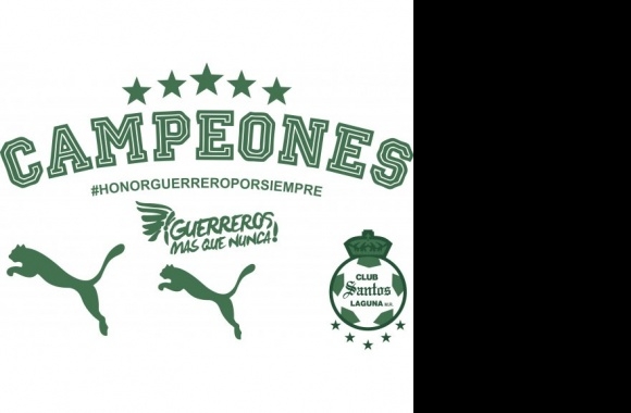 Playera Santos Campeon Logo download in high quality
